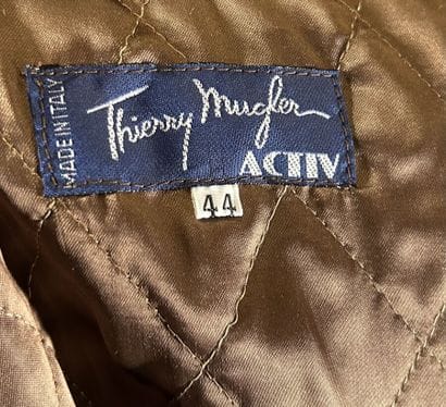 THIERRY MUGLER ACTIV 
Manteau 3/4 en coton...