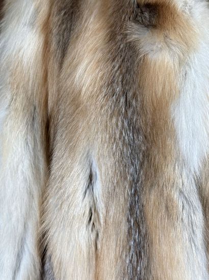 WEIS STAIGER Berlin 
Manteau long en renard,...
