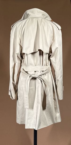 CÉLINE 
Trench coat en gabardine beigei,...