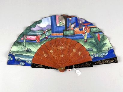 Family Home, China, 19th century 
Folded...