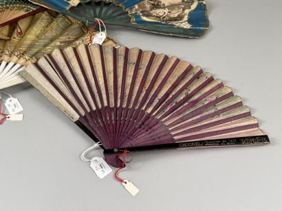 Six advertising fans, France, circa 1920
Paper...