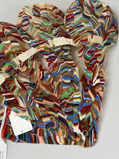 Marbled, Europe, ca. 1950
Two rare and striking...