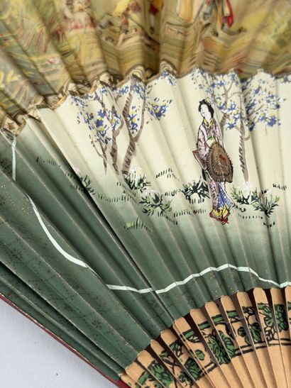 Six advertising fans, France, circa 1920
Paper...