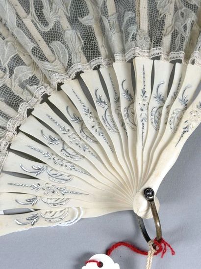 Edelweiss, Europe, circa 1920
Folded fan;...