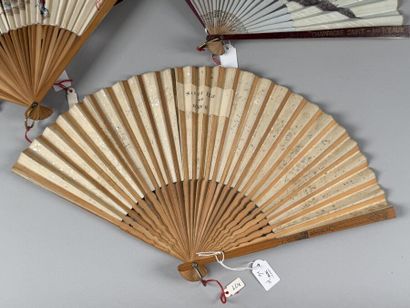 Six promotional fans, France, circa 1920–1940
Folded...