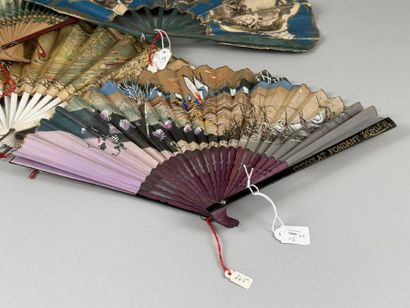 Six advertising fans, France, circa 1920
Paper...