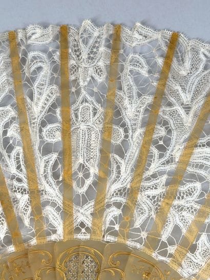 Luxeuil lace, Europe, circa 1890–1900
Folded...