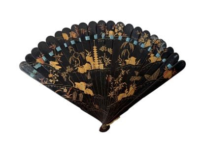 Chinese pagodas, China, 19th century 
Black-lacquered...