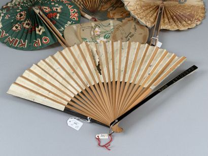 Five promotional fans, France, circa 1920
Paper...