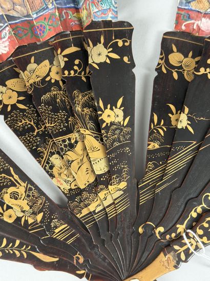 Colored Bamboo, China, 19th century 
A beautiful...
