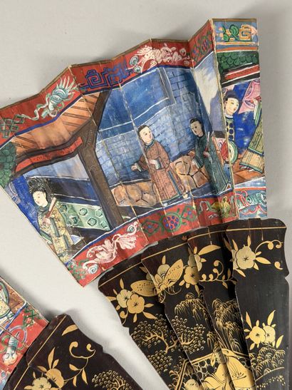 Colored Bamboo, China, 19th century 
A beautiful...
