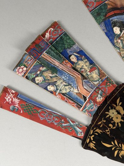 Colored Bamboo, China, 19th century 
A beautiful...