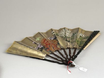 Chrysanthemums and Maple Trees, China, circa...