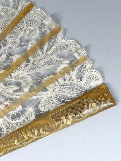 Luxeuil lace, Europe, circa 1890–1900
Folded...