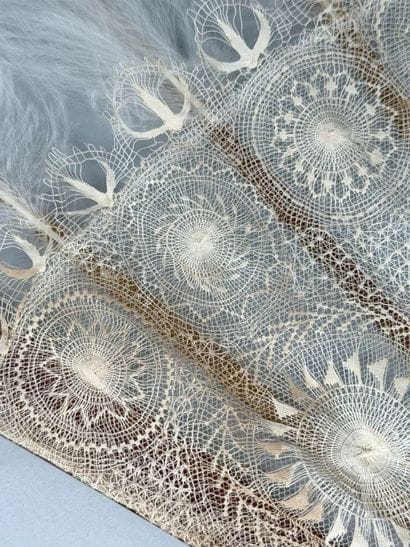 Tenerife lace, Europe, circa 1890
Large fan...