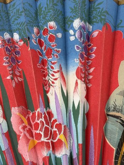 Geisha with a Parasol, Japan, late 19th century...