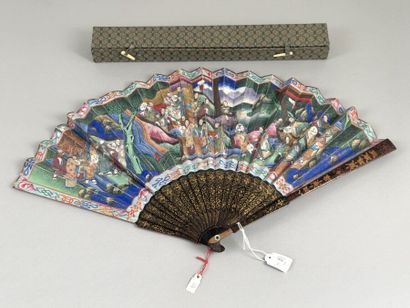 Gathering in the Garden, China, 19th century...