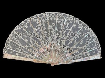 Lace interlacing, Europe, circa 1880–1890
Folded...