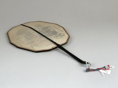 Coins, Books, and Fans, China, circa 1900...