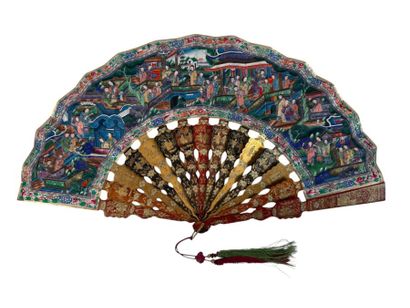 Colored Bamboo, China, 19th century 
A beautiful...