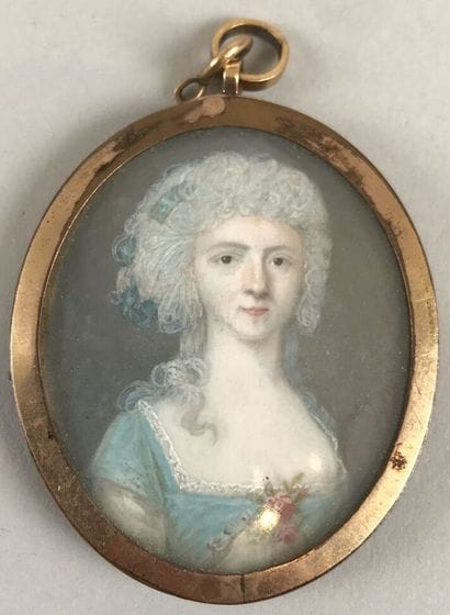 French School, c. 1785 
Portrait of a young...