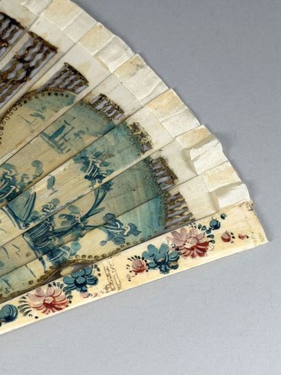 Shades of pink and blue, Europe, circa 1700...