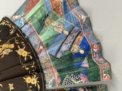 Colored Bamboo, China, 19th century 
A beautiful...
