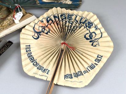 Six advertising fans, France, circa 1920
Paper...