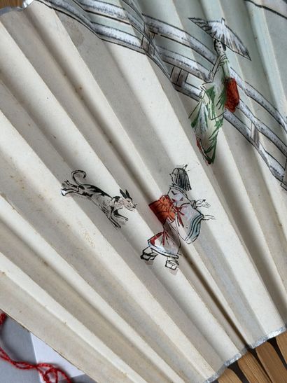 Six promotional fans, France, circa 1920–1940
Folded...