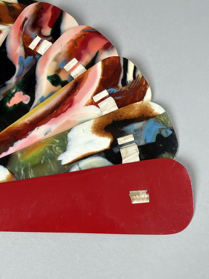 Marbled, Europe, ca. 1950
Two rare and striking...
