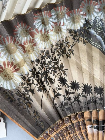 Six promotional fans, France, circa 1920–1940
Folded...
