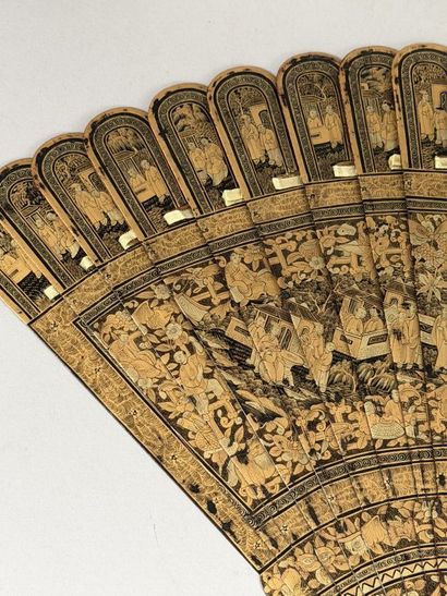 Garden Gathering, China, 19th century 
A...