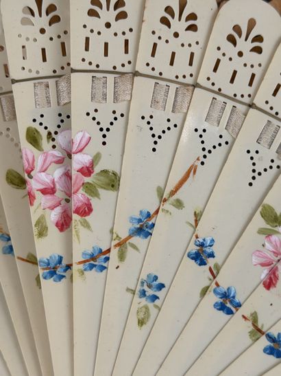 Five promotional fans, Europe, early 20th...