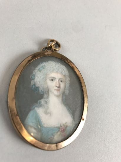 French School, c. 1785 
Portrait of a young...