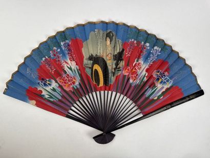 Geisha with a Parasol, Japan, late 19th century...