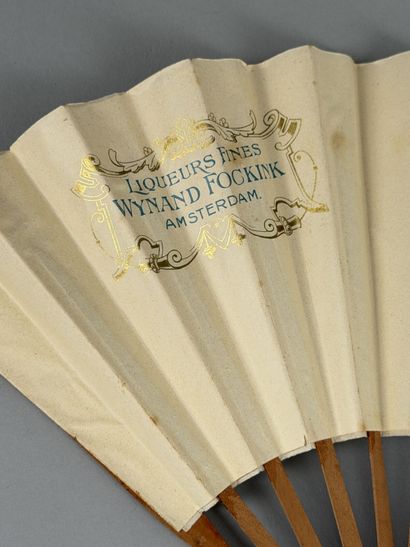 Five promotional fans, Europe, early 20th...
