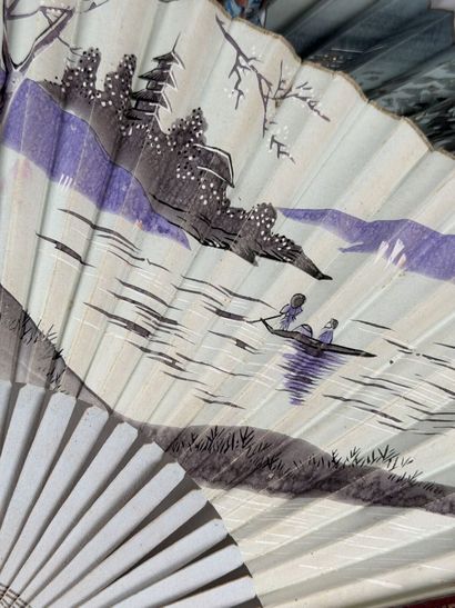 Six promotional fans, France, circa 1920–1940
Folded...