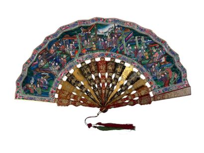 Colored Bamboo, China, 19th century 
A beautiful...