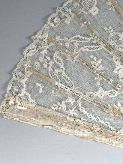 Lace interlacing, Europe, circa 1880–1890
Folded...