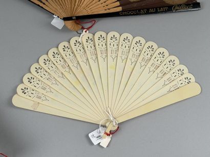 Five promotional fans, Europe, early 20th...