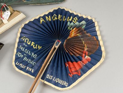 Six advertising fans, France, circa 1920
Paper...