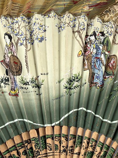 Six advertising fans, France, circa 1920
Paper...