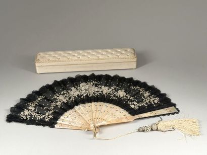 Black and white, Europe, circa 1880 
Folded...