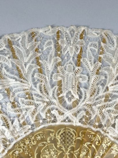Luxeuil lace, Europe, circa 1890–1900
Folded...