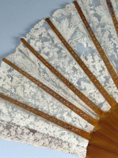 Lilacs and vine leaves, Europe, circa 1890–1900
Folded...