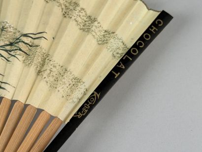 Five promotional fans, France, circa 1920
Paper...