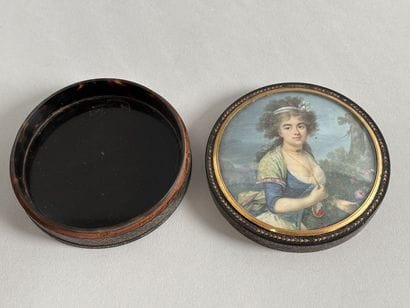 French School, c. 1785
A young woman wearing...