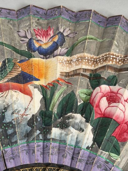 Gathering in the Garden, China, 19th century...