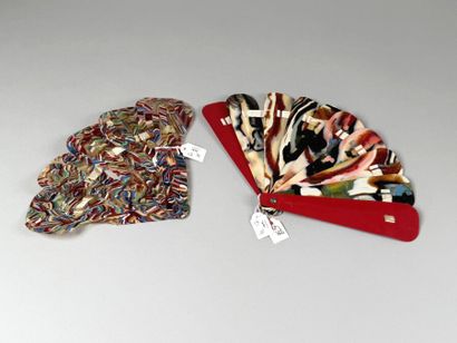 Marbled, Europe, ca. 1950
Two rare and striking...