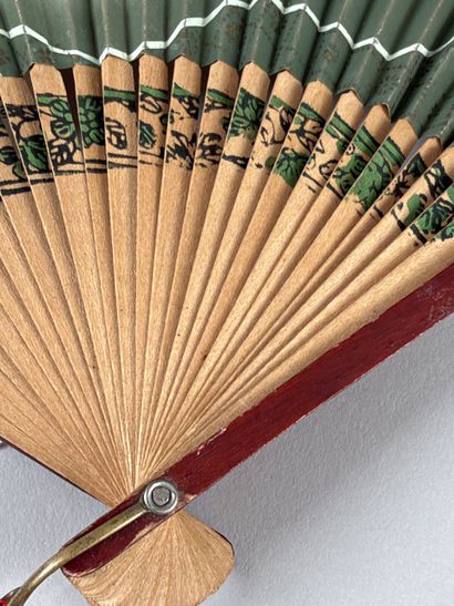 Six advertising fans, France, circa 1920
Paper...